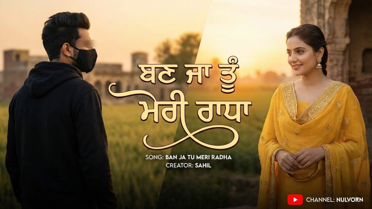 Ban Ja Tu Meri Radha - Sahil | New Punjabi Love Song ( Official Video Song) | Nulvorn #trending 