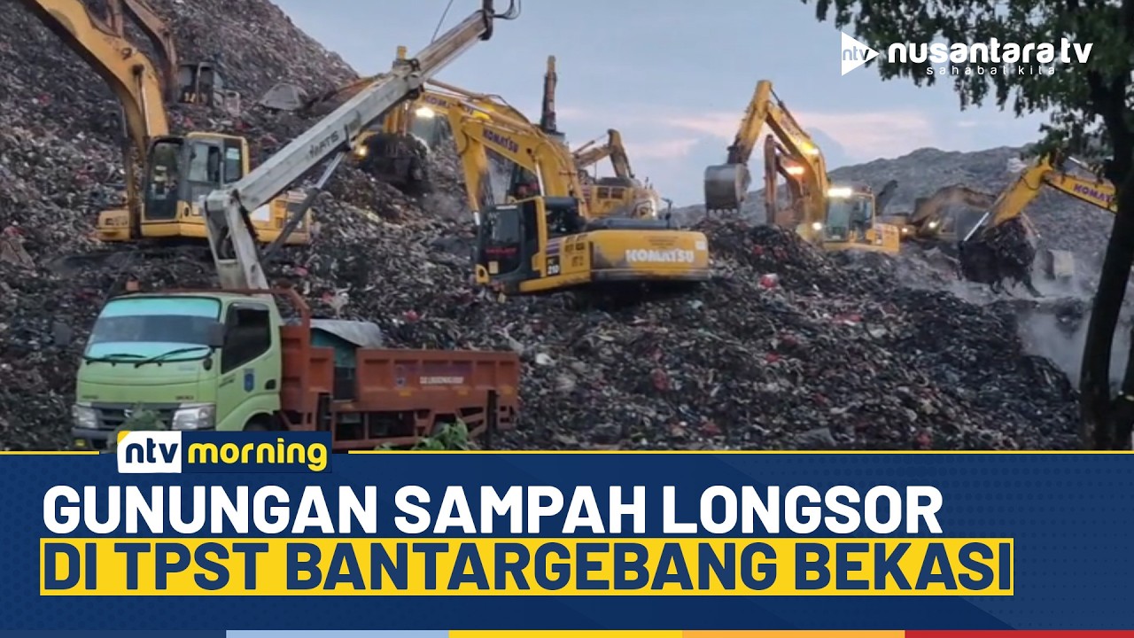 [LIVE] Gunungan Sampah Longsor Bantargebang Bekasi, Sejumlah Orang dan Truk Tertimbun | NTV MORNING