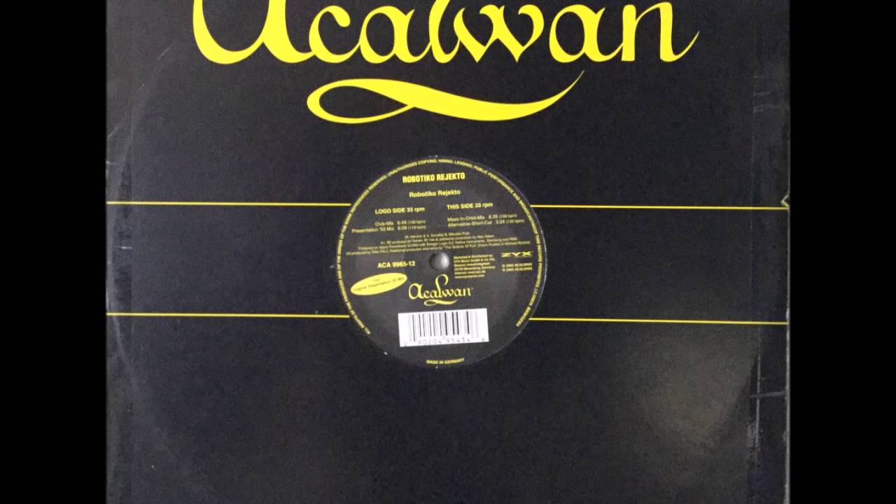 ACALWAN - ROBOTIKO REJEKTO (Mass In Orbit Mix)