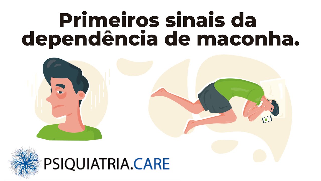 Primeiros sinais da dependência de maconha.