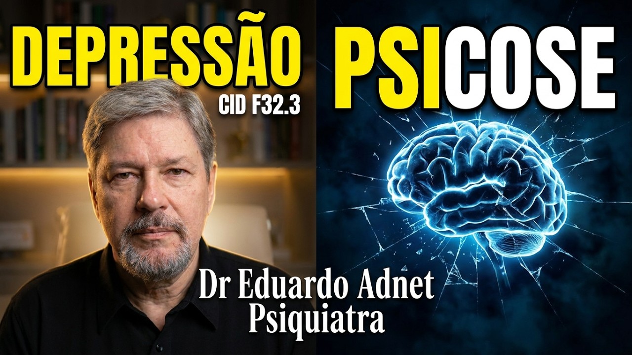 EPISÓDIO DEPRESSIVO GRAVE COM SINTOMAS PSICÓTICOS - CID F32.3 #dreduardoadnet