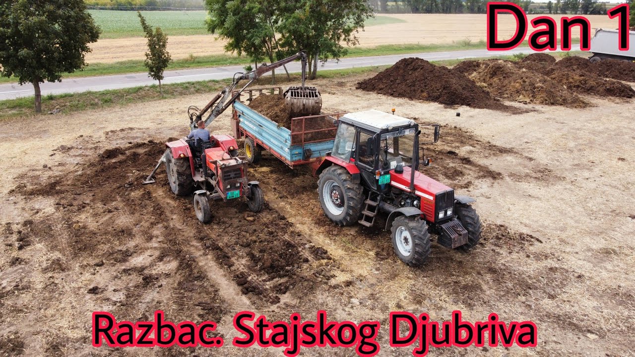 Razbacivanje Stajnjaka i Oranje Dan 1