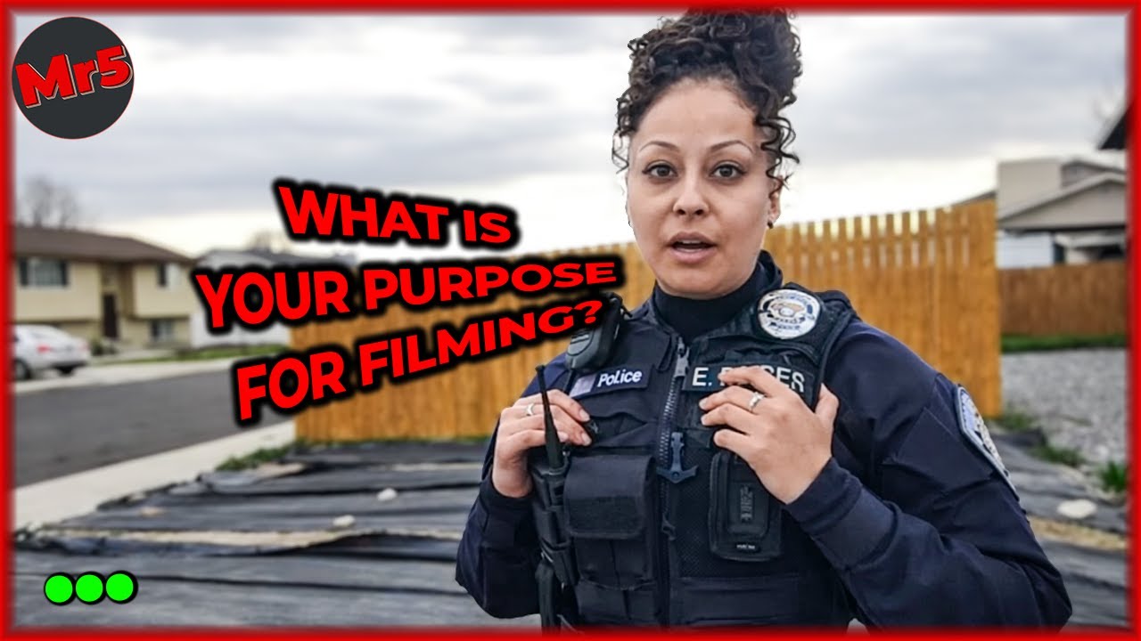 Female Cop Is Shocked as a Law-Aware Citizen Exposes Her Ego on Camera | First Amendment Audit