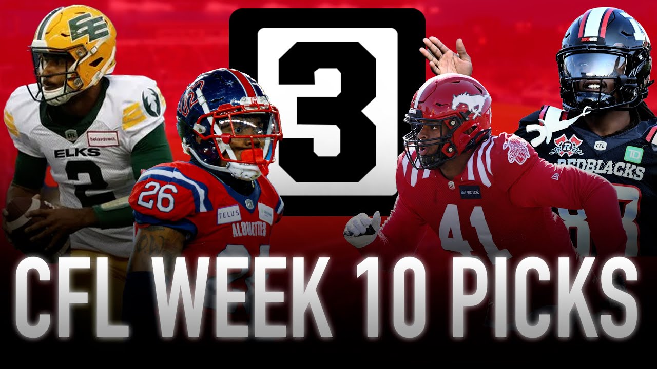 Free CFL Picks and Predictions (Week 10) | CFL Free Picks Today