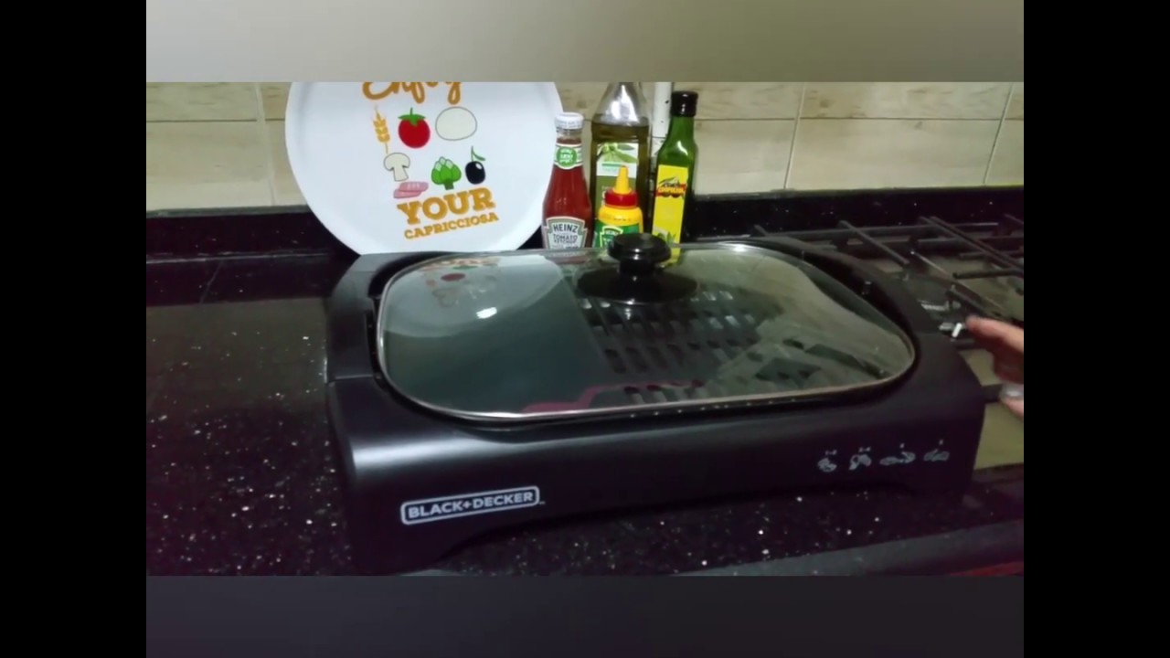 مميزات شواية black and decker grill