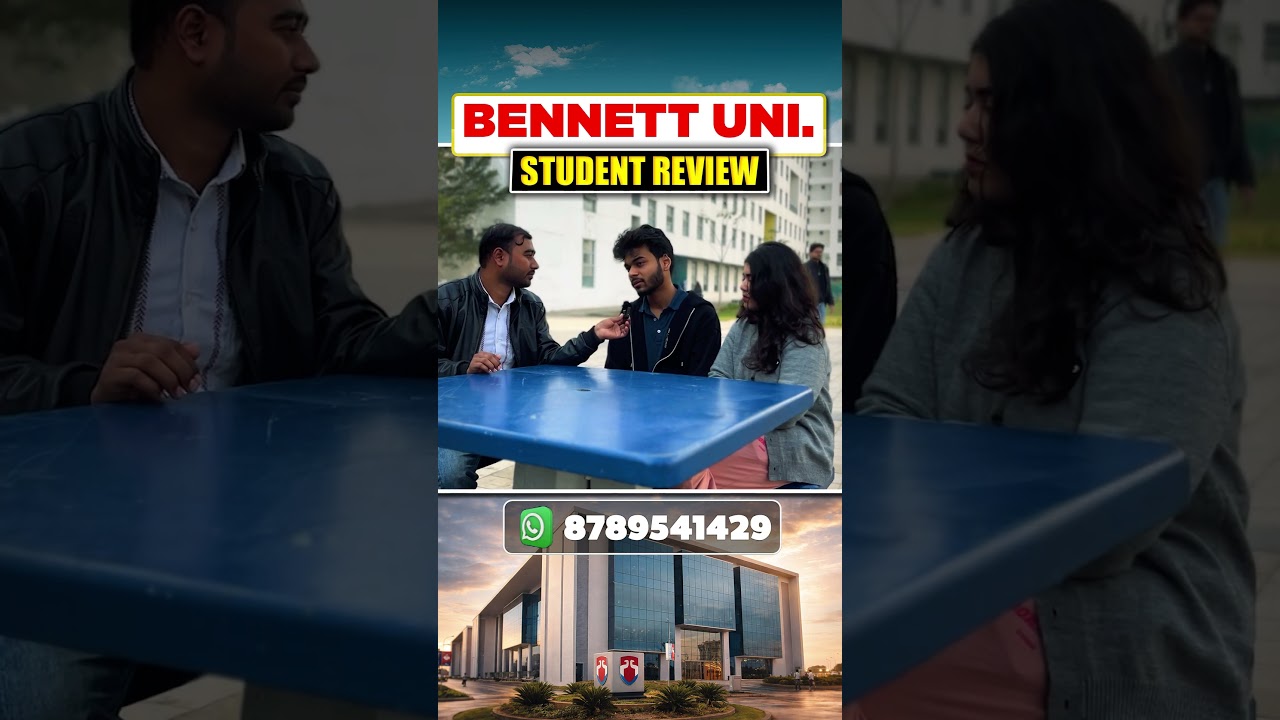Bennett University Reality Check 🔥 | Greater Noida | Student Honest Review | #jeemains #shorts