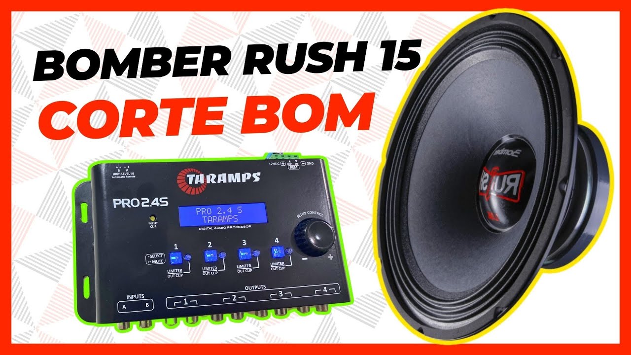 como regular Woofer BOMBER Rush 15