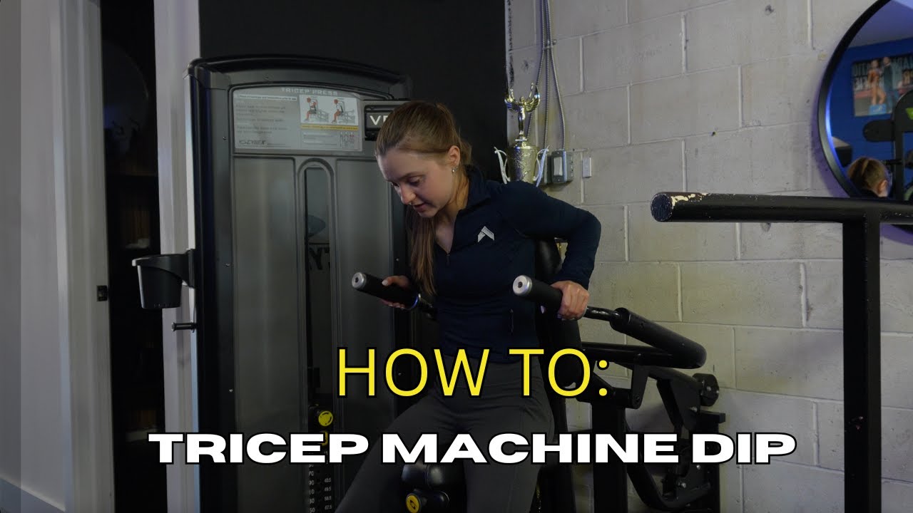 Machine Tricep Dips: How To