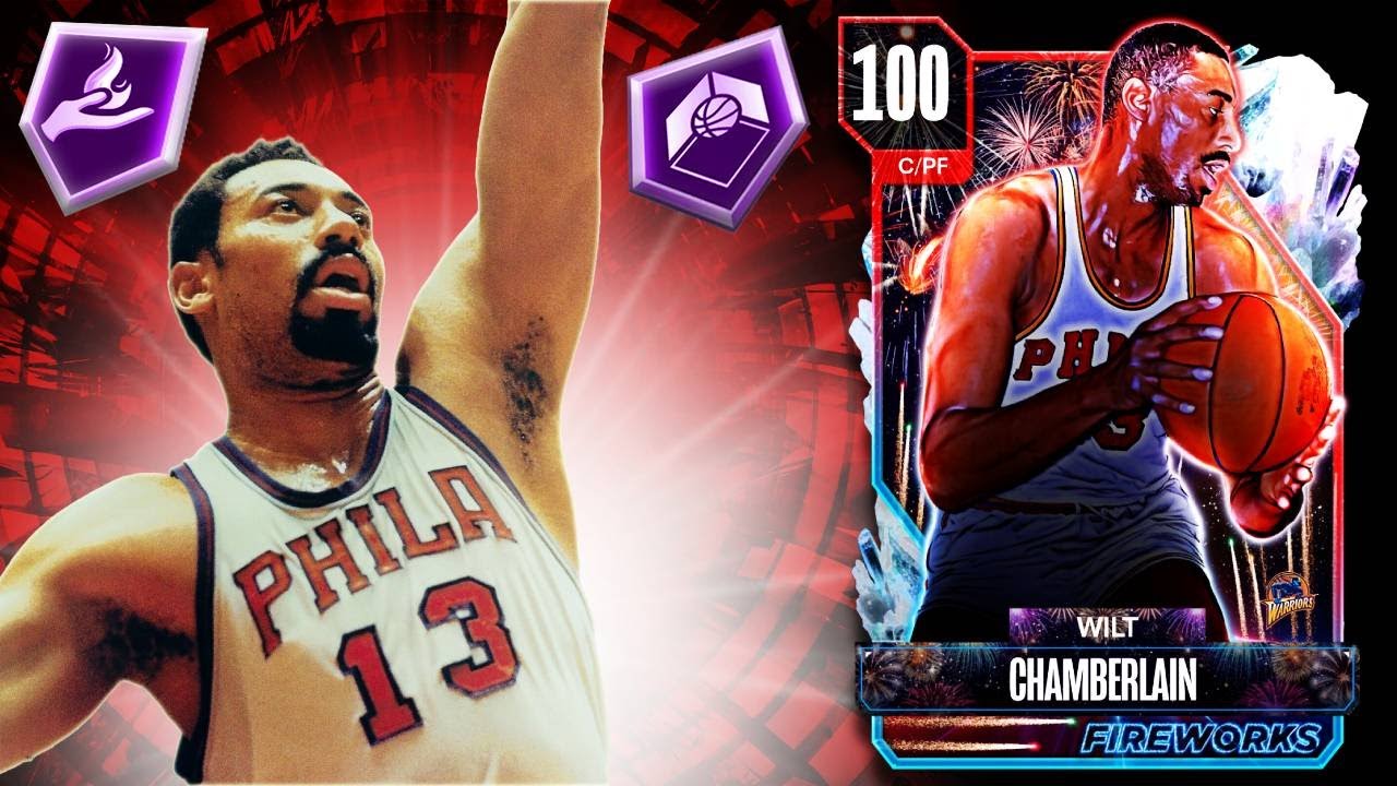 100 OVERALL WILT CHAMBERLAIN IS SO GOOD IN NBA 2K24 MyTEAM!!