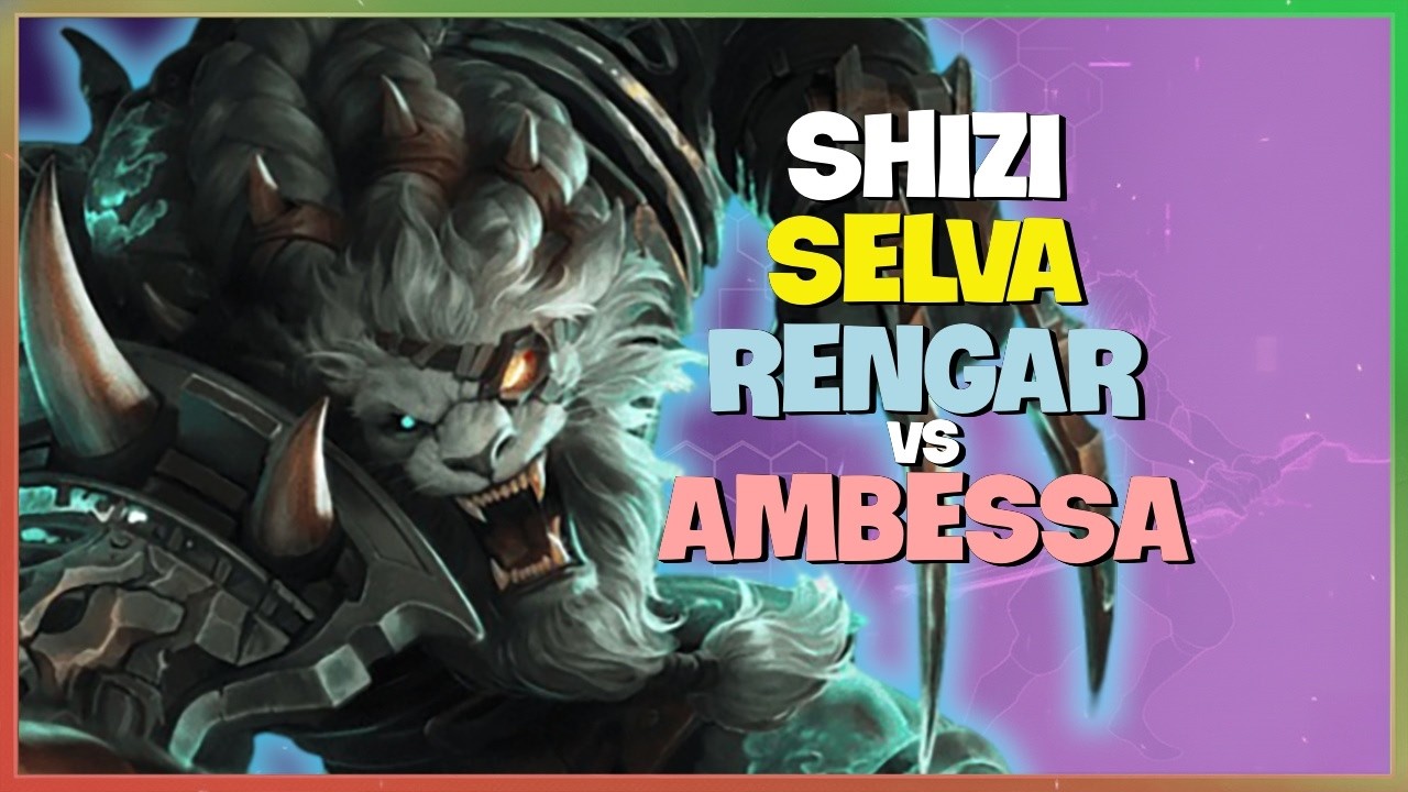 Rank 1 Rengar : Esse maluco est&aacute; MASSACRANDO a Ambessa no Desafiante com esse DAMAGE