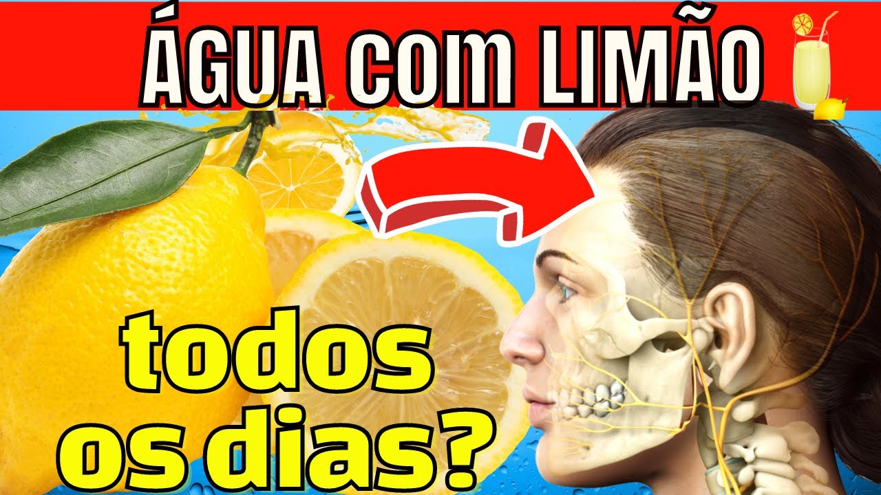 O VERDADEIRO motivo de TOMAR ÁGUA COM LIMÃO TODOS OS DIAS (7 BENEFÍCIOS e 2 RISCOS para o seu corpo)