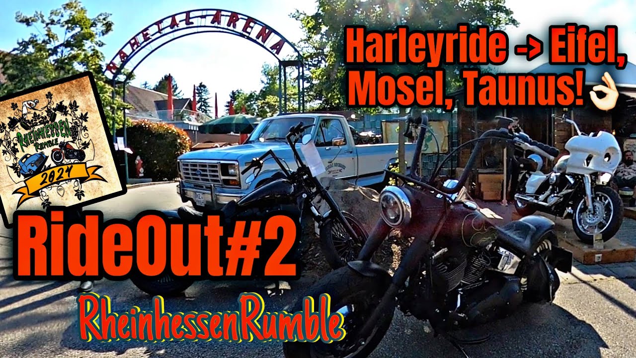 Ride Out #2 - Mit der Harley auf RheinHessen Rumbletour #bikelife #lifestyle #vlog
