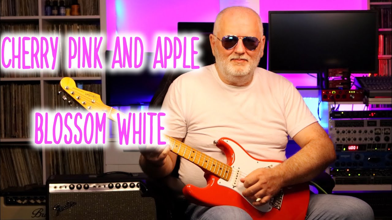Cherry Pink And Apple Blossom White