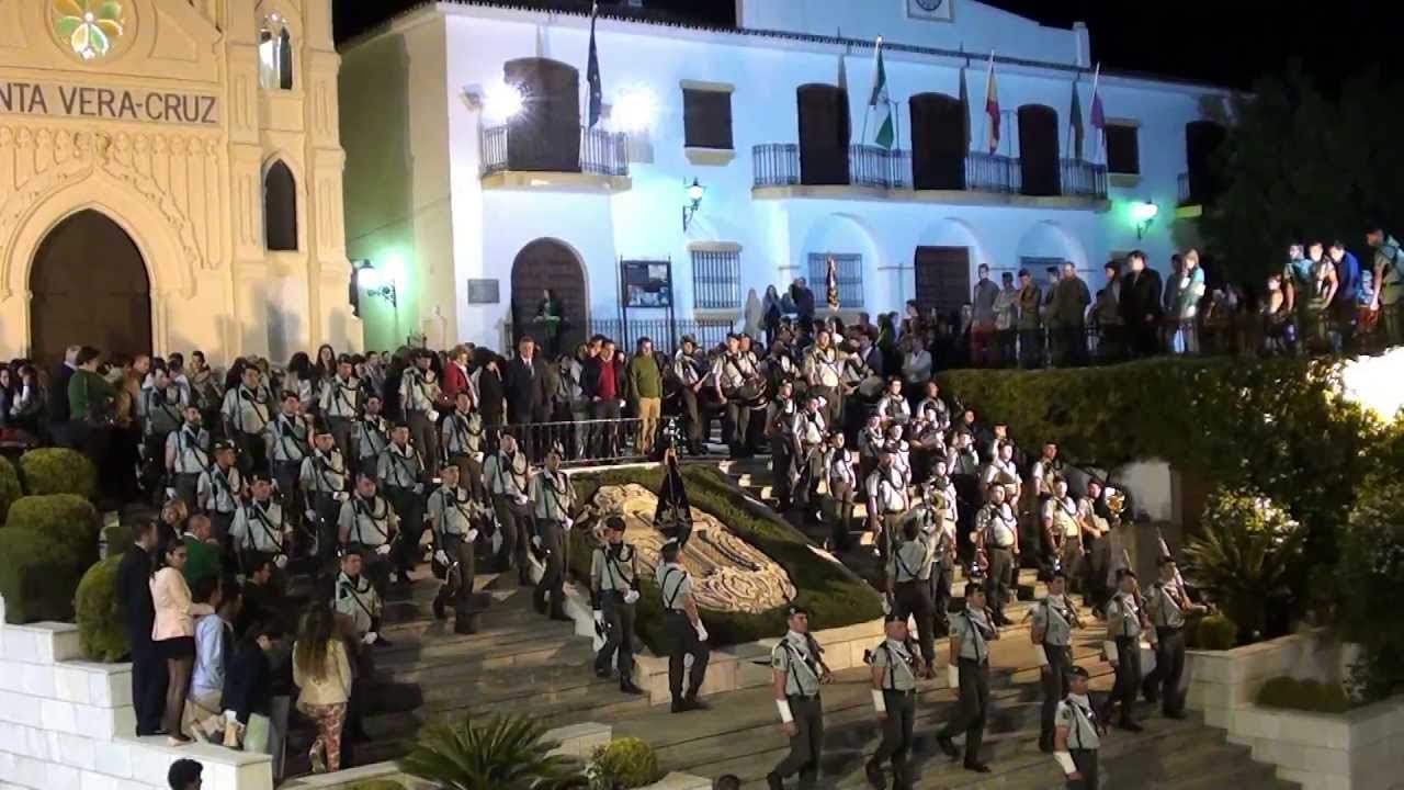 Banda de la Santa Vera-Cruz. Retreta noche 1 de mayo. Día de la Cruz 2013. Alhaurín el Grande. HD