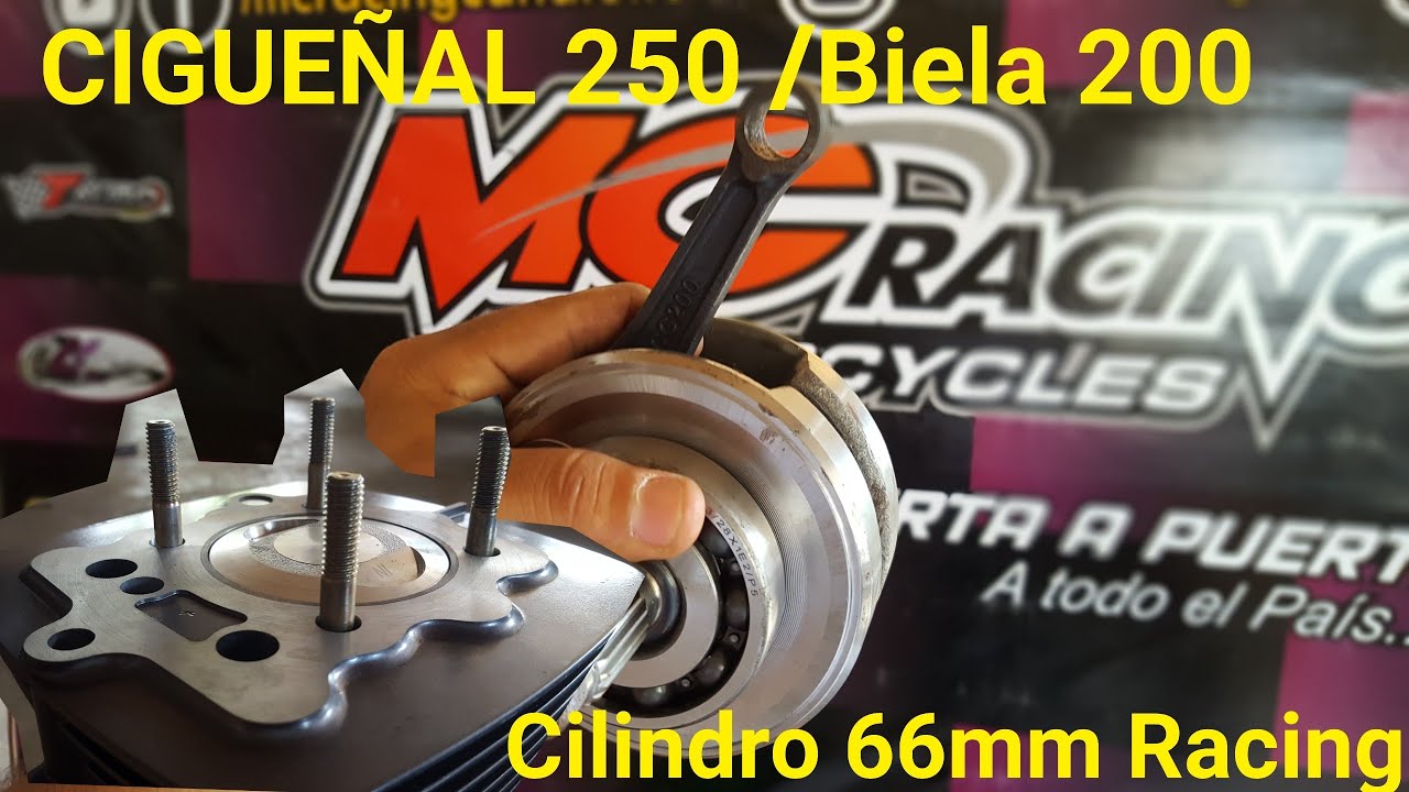 CIGUE&Ntilde;AL 250 y CILINDRO 66mm Racing para un CG 4K cobra.