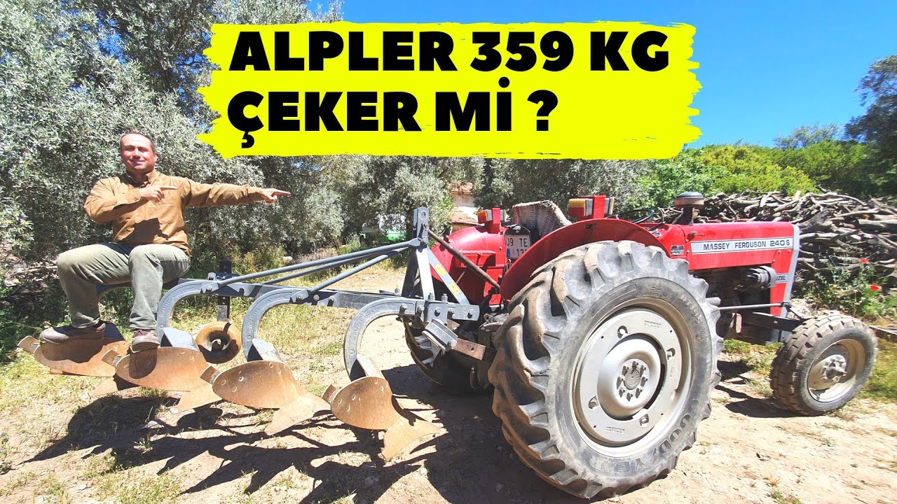 YENİ PULLUĞU BİRDE BU TRAKTÖR İLE DENEDİM ( Massey Ferguson 240S )