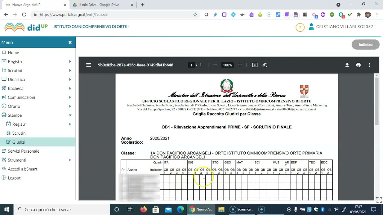 Tutorial Argo DidUp - Scrutinio finale nella scuola Primaria