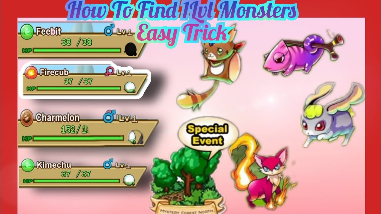 How To Find 1 Level Mutated Monsters? Easy Trick To Find It - Must Watch - Bulu Monster Event
