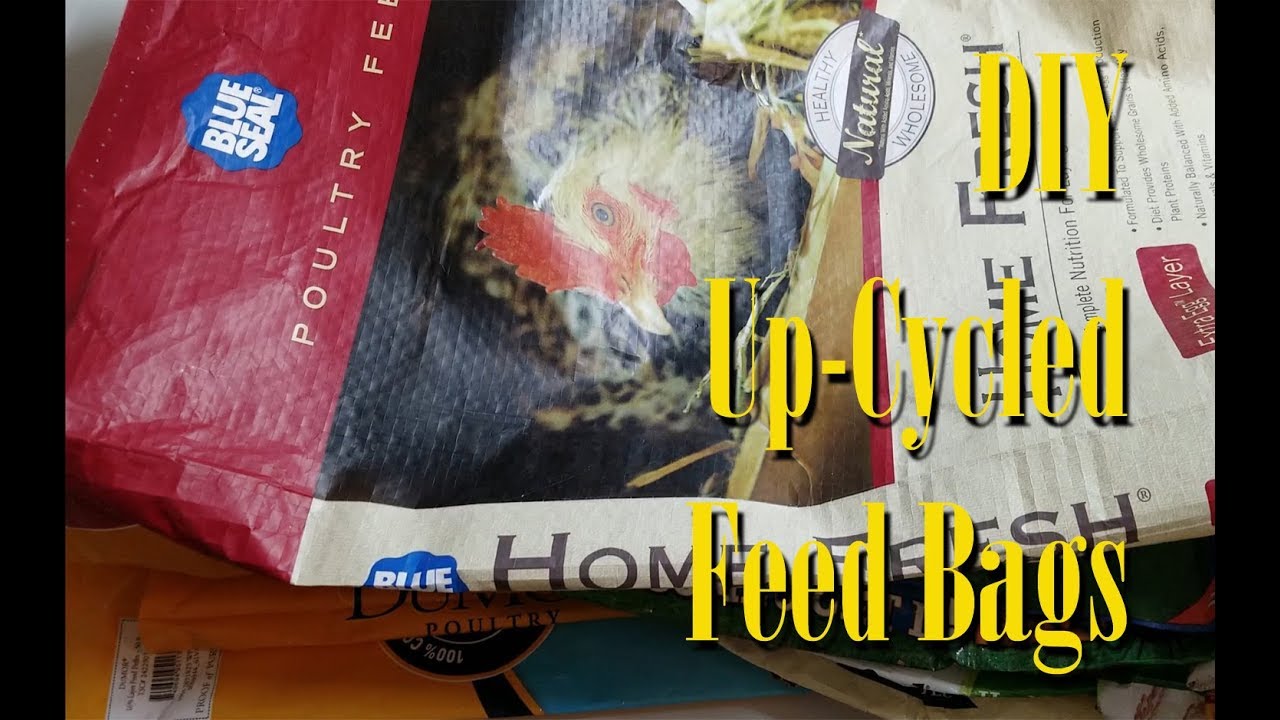 DIY Up Cycle Feed Bag to Shopping Tote ~ Homestead Corner