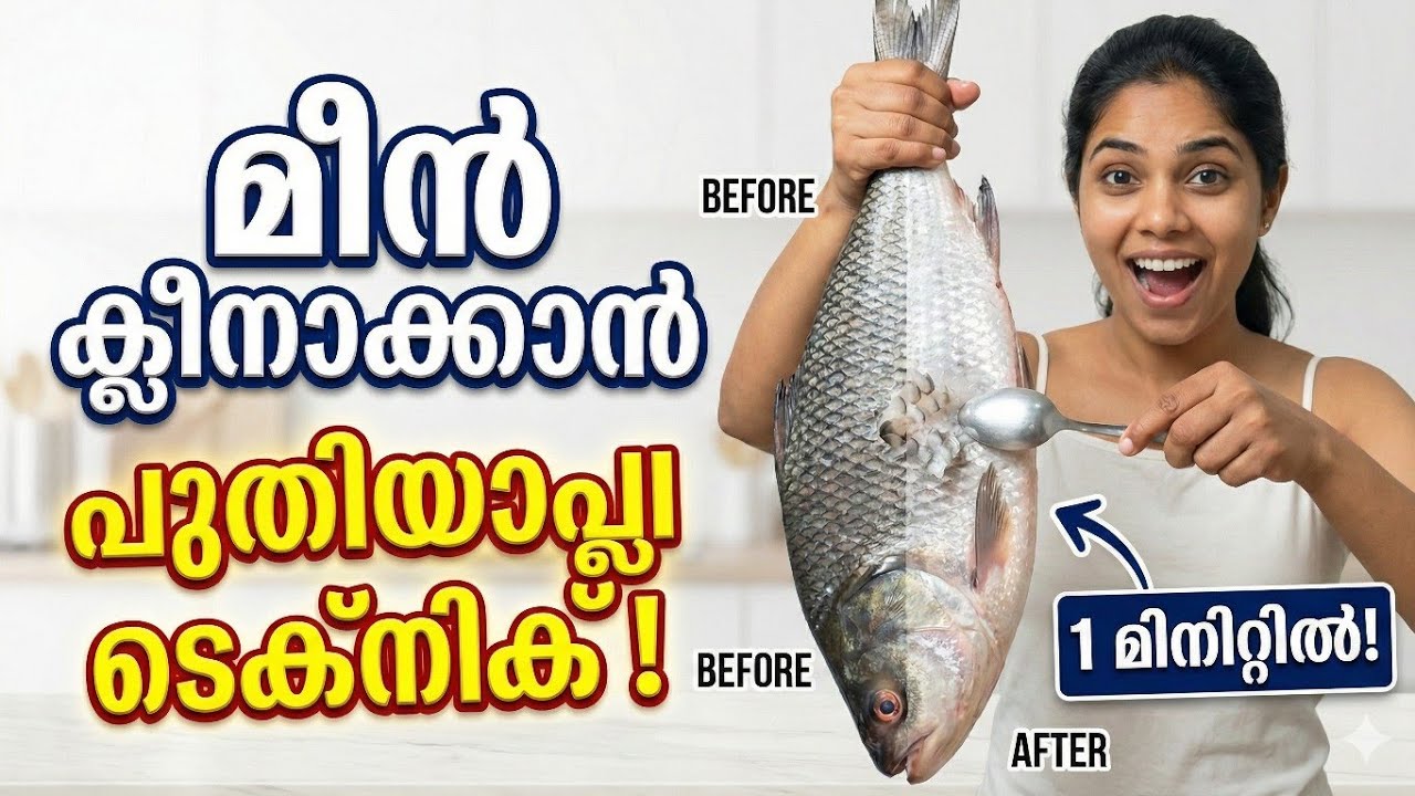 “Fish can be cleaned in minutes.” 😱 | നിമിഷങ്ങൾ കൊണ്ട് മീൻ വൃത്തിയാക്കാം | She Talks by Achu 