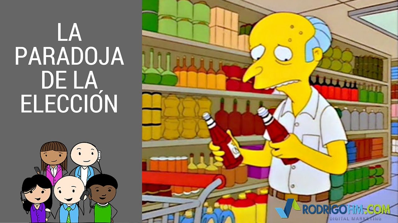 La Paradoja de la Elección // Psicologia del Consumidor