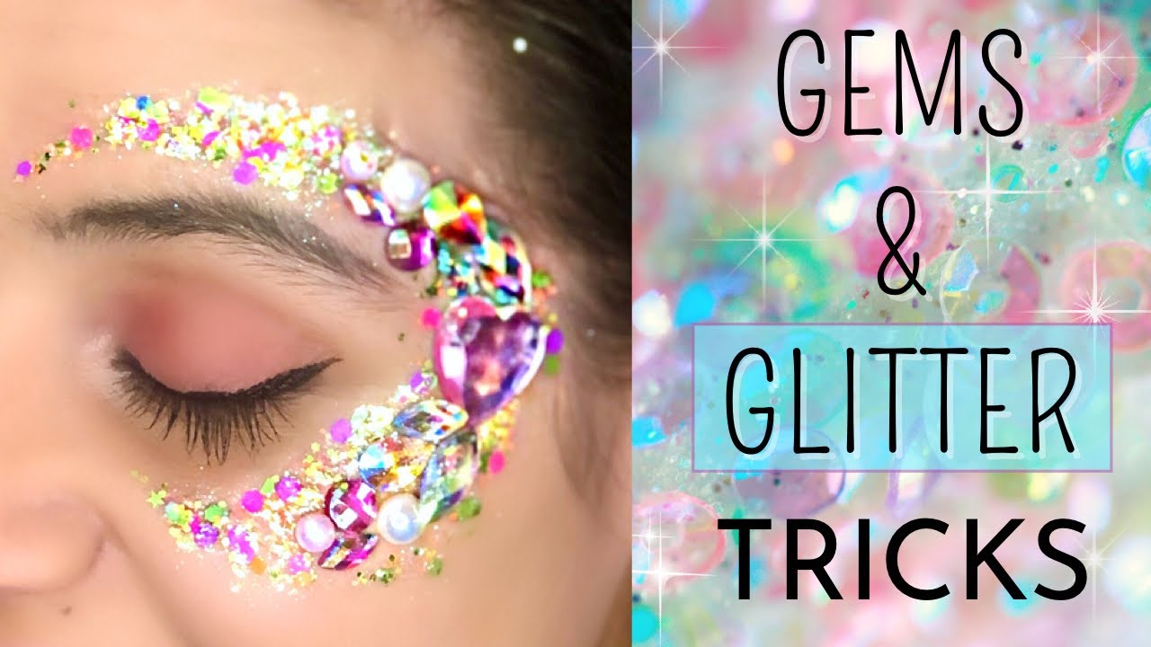 Gems and Glitter Eye Design Tutorial