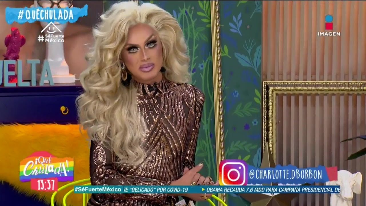 Drag Queen Charlotte D'Borbón nos explica diferencias entre travestis y transexuales | Qué Chulada