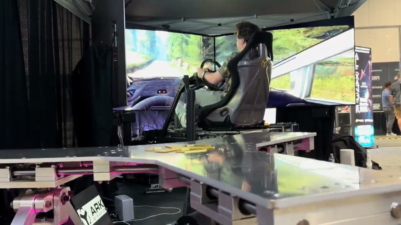 I Rode the INSANE 6DOF PDKracer at Sim Gaming Expo 2025! 🤯 3G Forces & 1.4ms Latency