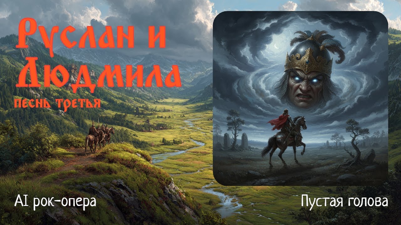 Пушкин — Руслан и Людмила | Пустая голова | Metal AI Cover | #35