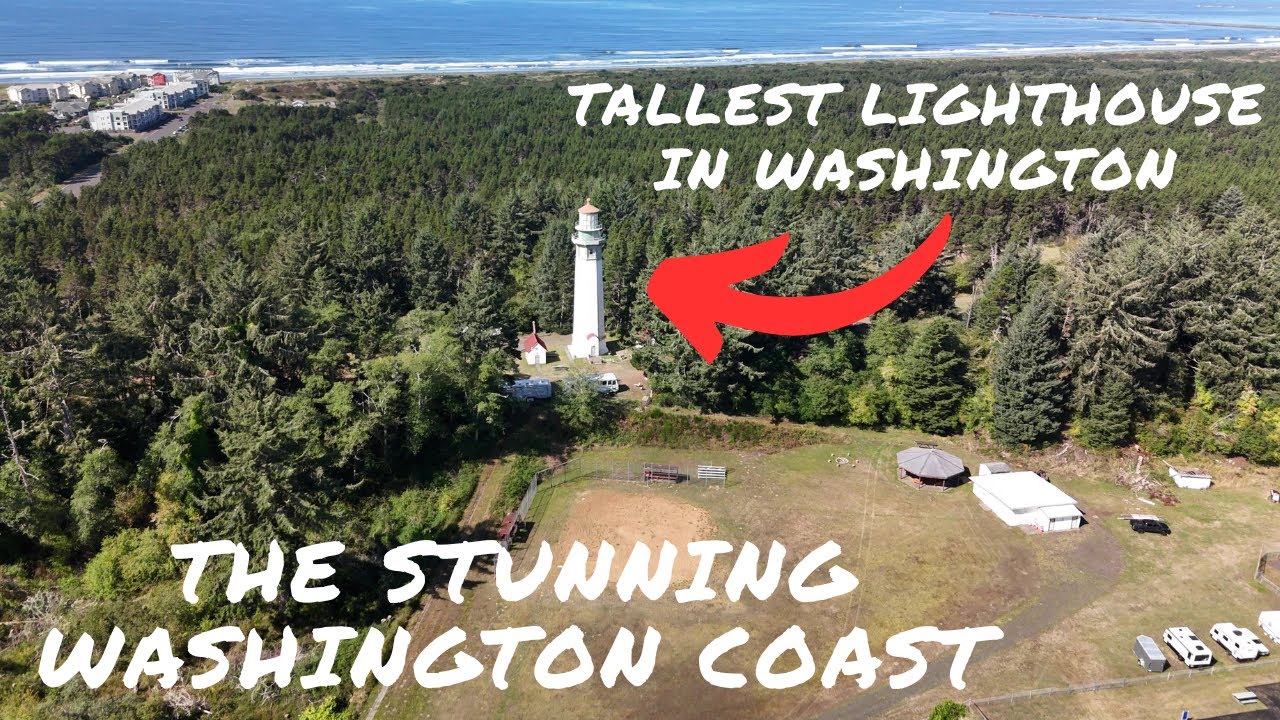 Soaring Above Washington's Tallest Lighthouse | Stunning Drone Footage | Grays Harbor Lighthouse