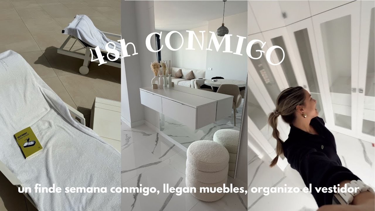 48H CONMIGO: Solecito, estrenando el vestidor, como organizo el vestidor, muebles de Sklum y Westing