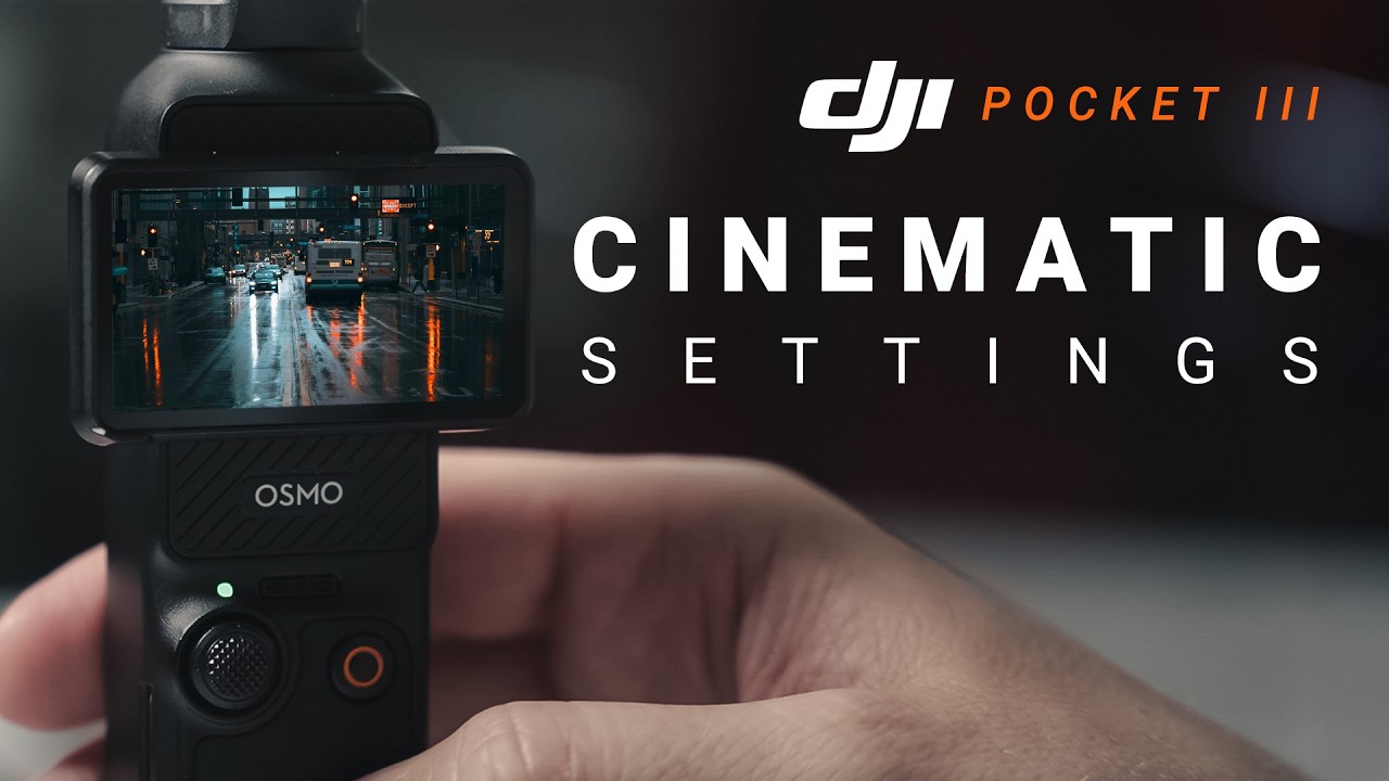 Ultimate DJI Pocket 3 Cinematic Settings (2025) – Beginner to Pro Guide