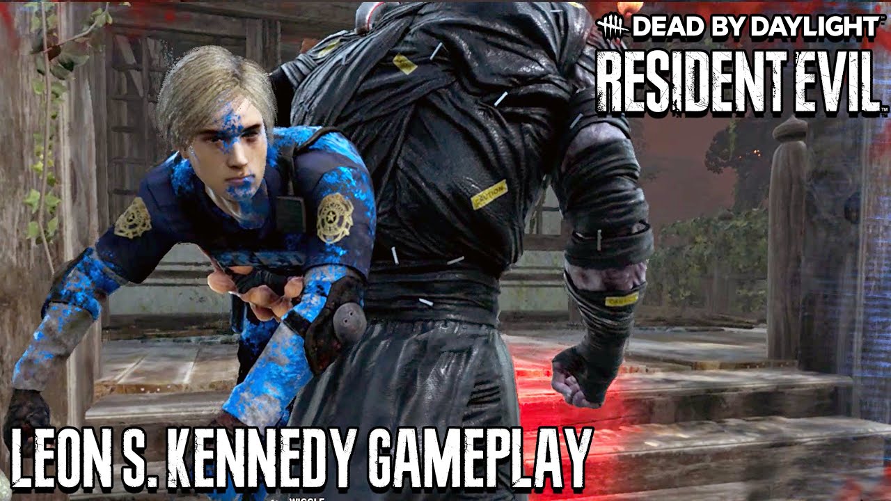 DEAD BY DAYLIGHT - Leon S. Kennedy Gameplay | Resident Evil Chapter (PTB)