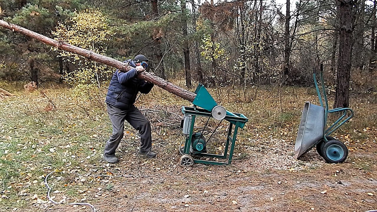 Садовый измельчитель веток и деревьев. Для тех..