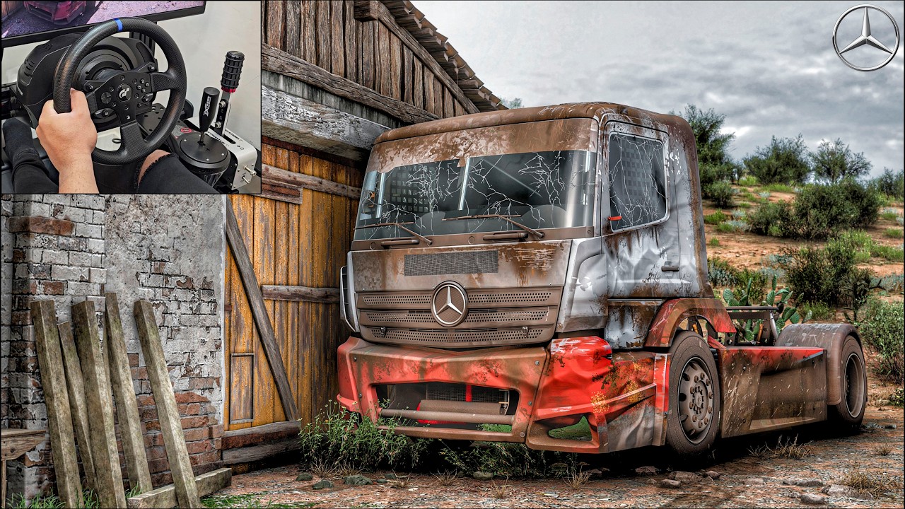 Rebuilding MERCEDEZ-BENZ Racing Truck | Forza Horizon 5 | Thrustmaster T300RS - Gameplay 4K Ultra HD