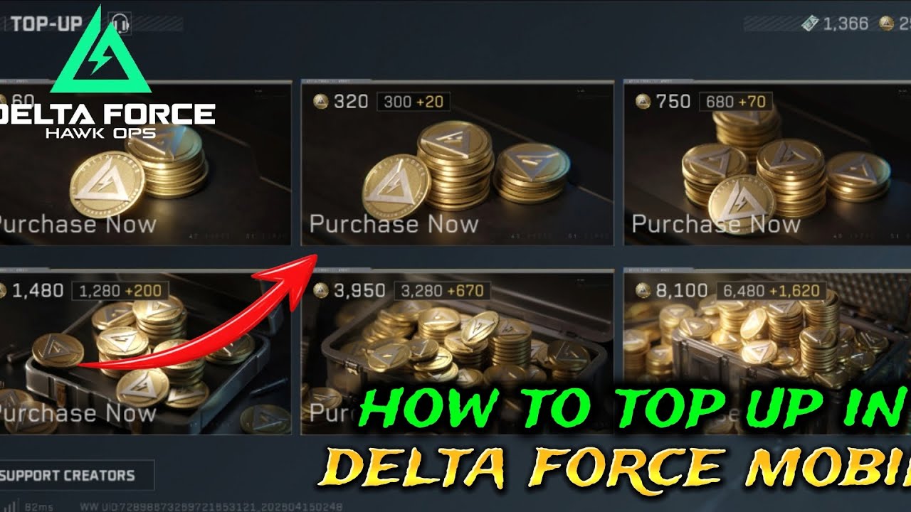 How to top up in delta force mobile for Indian players #Delta force #top up#gameplay#global