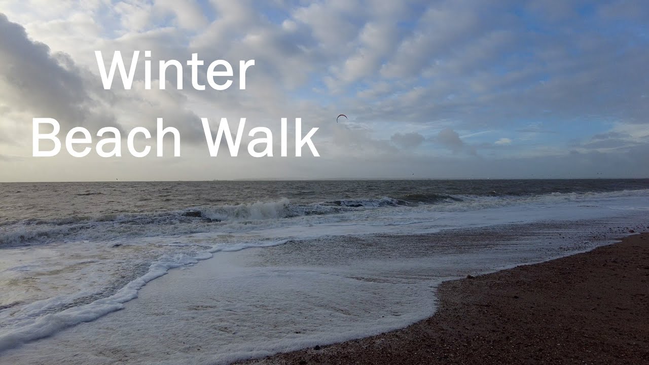 Exploring Hayling Island Beachlands: A winter beach walk exploring the beach and heathland