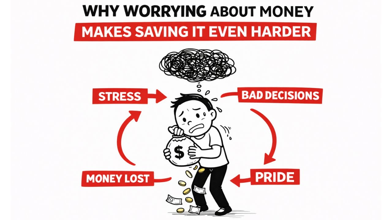 Why is it that the more we worry about money, the harder it is to keep it?
