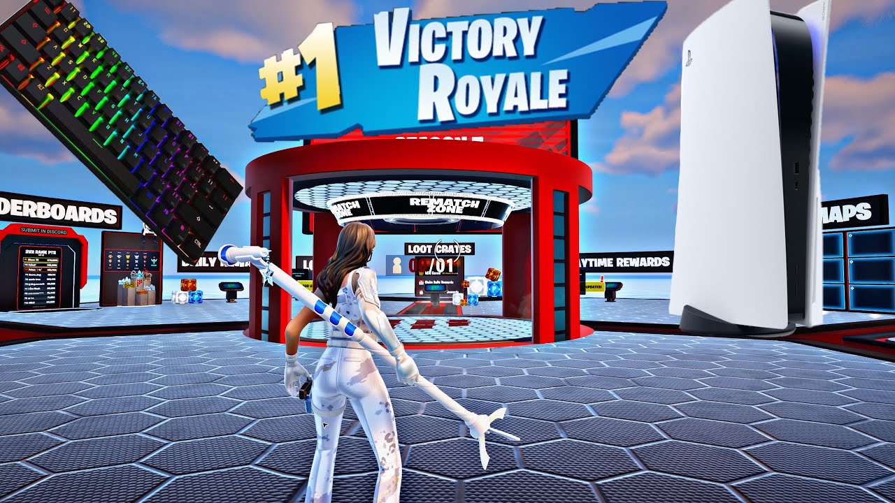 FORTNITE PANDVIL BOXFIGHTS ON PS5 | KEYBOARD AND MOUSE GAMEPLAY | 120 FPS | 4K 