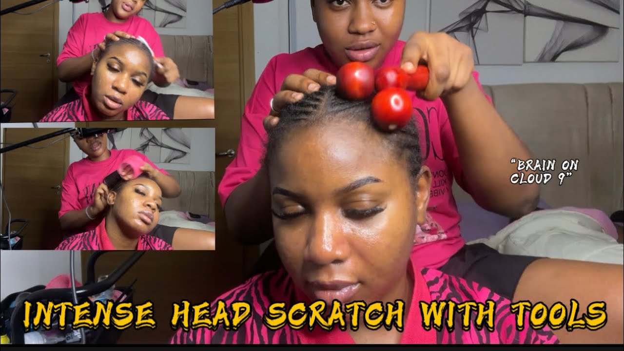 INTENSE HEAD SCRATCH WITH TOOLS