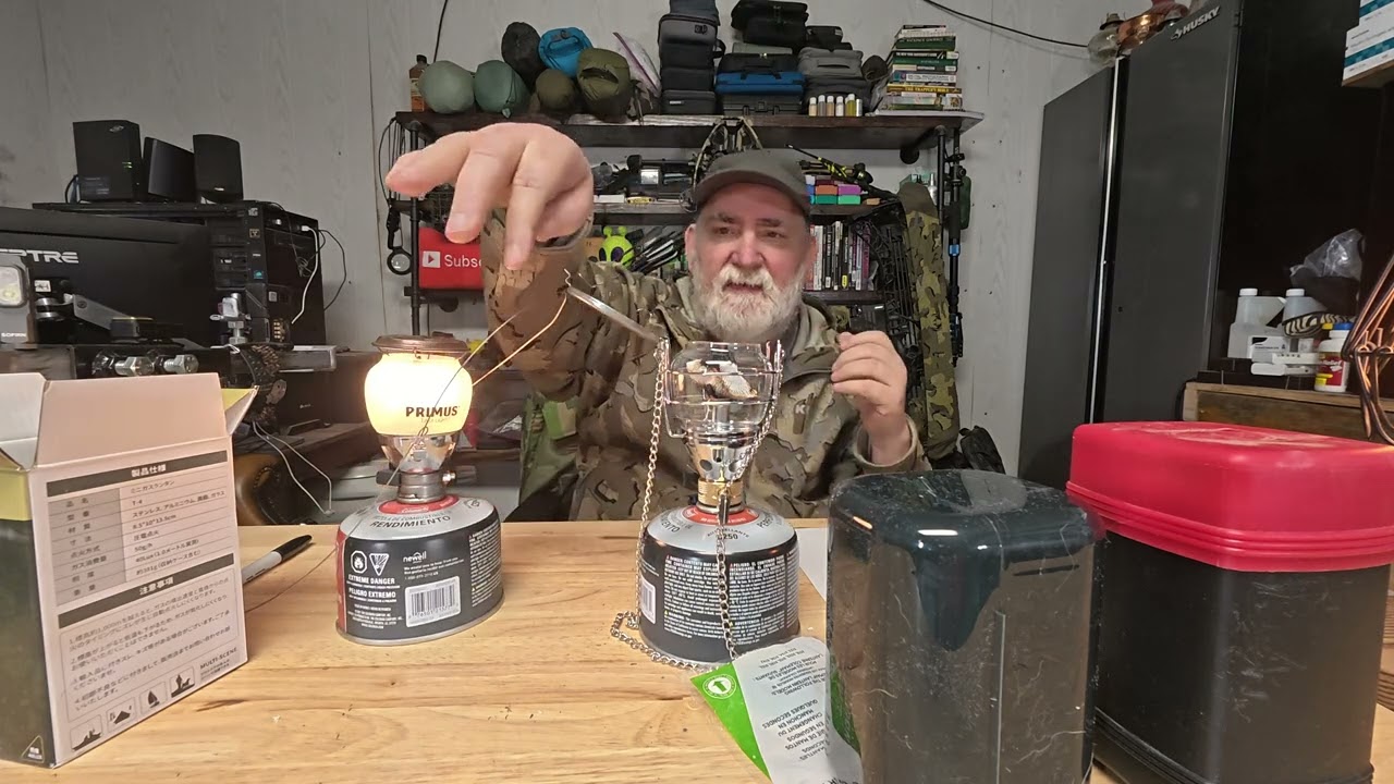Мини-газовый кемпинговый фонарь CAMPINGMOON