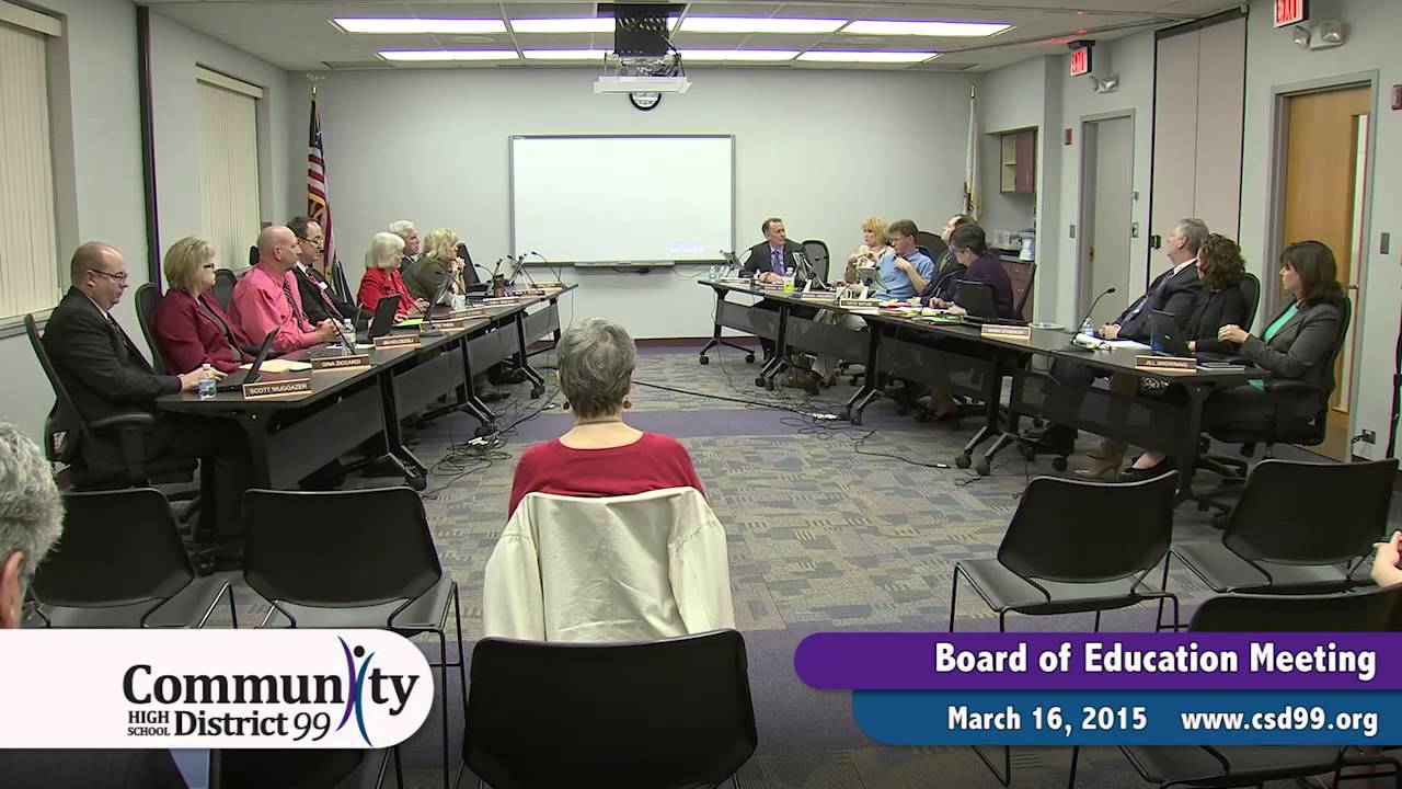 2015-03-16 CSD99 School Board Meeting