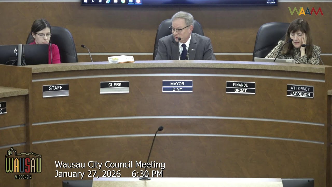 Wausau City Council Meeting - 1/27/26