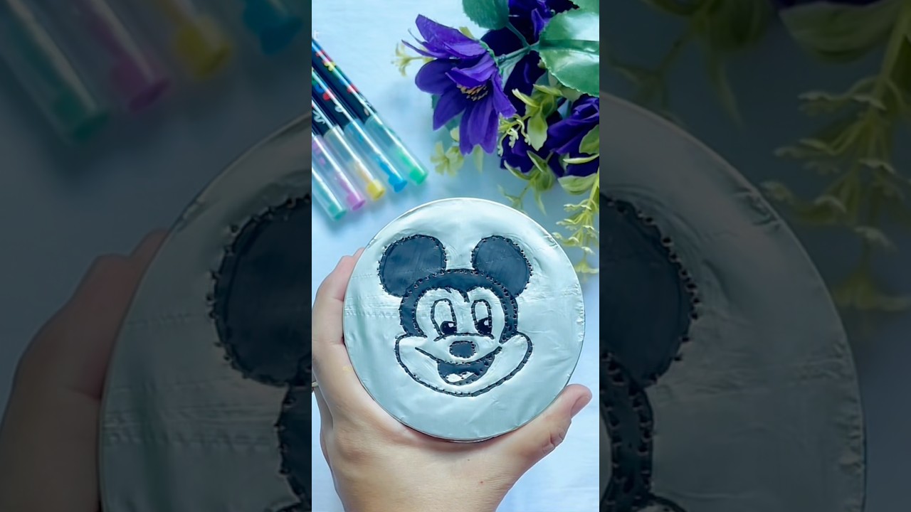 ✨🖤A little bit of Disney magic! 🐭❤️Mickey Mouse bringing smiles, fun, and happy vibes! 🎨🌈✨