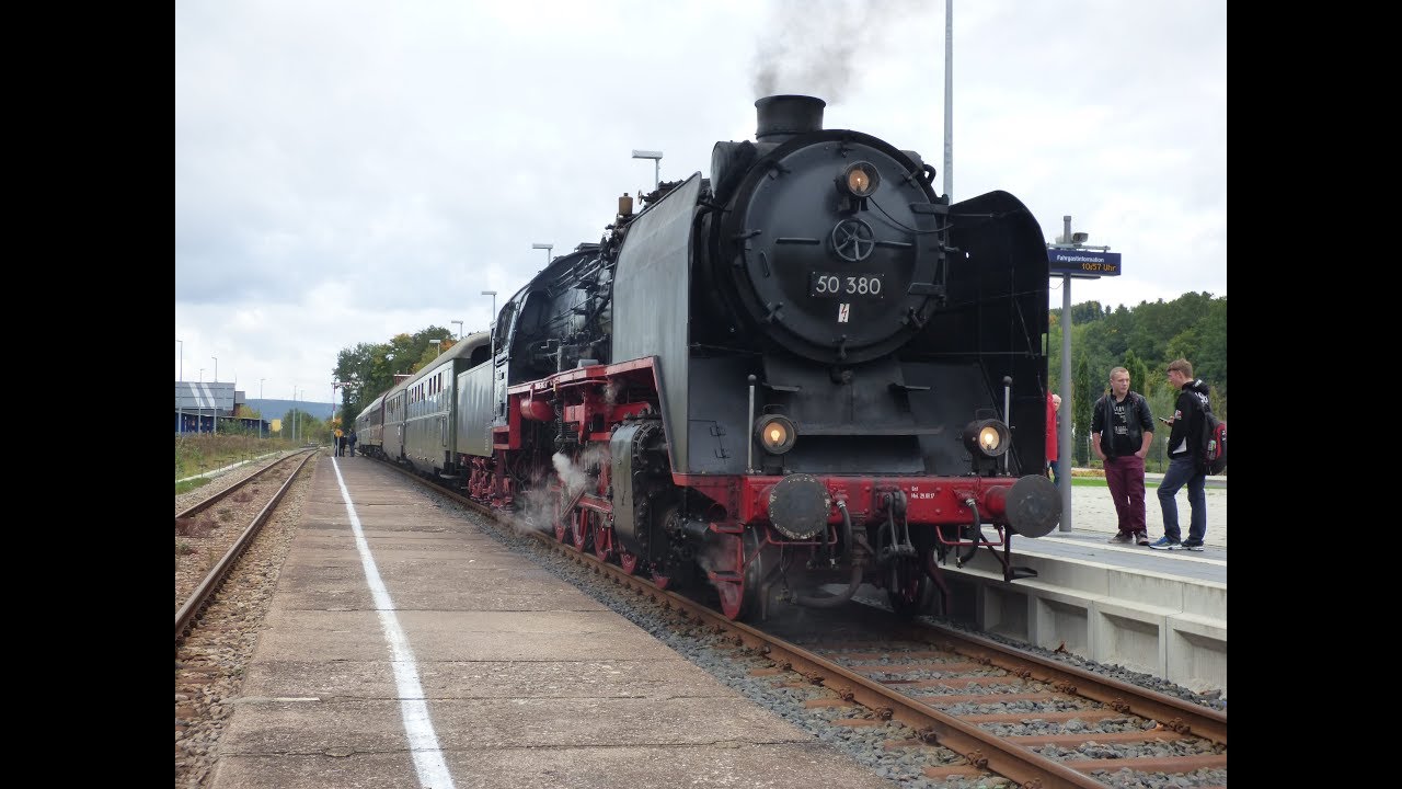 Mit 50 380 übern Berg, Volldampf im Thüringer Wald