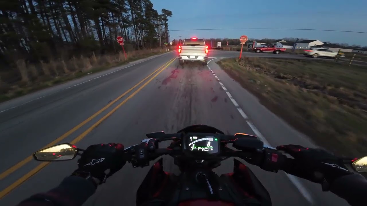 Kawasaki Z900 | Sunset Ride  (Pure Sound No Music)