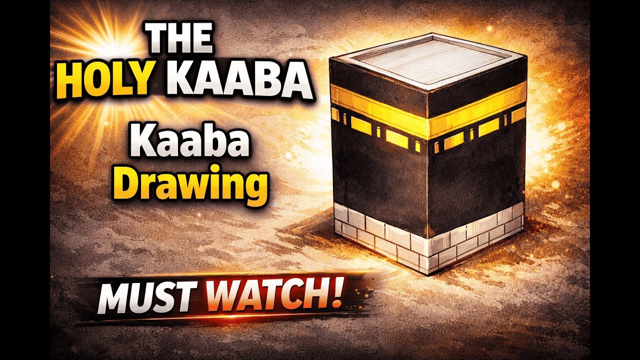 How To Draw The Kaaba Realistic