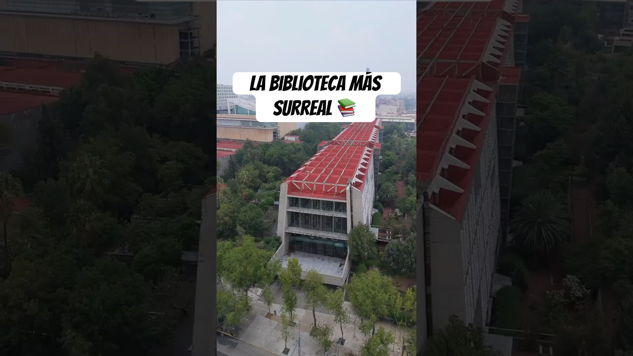As&iacute; es la biblioteca M&Aacute;S SURREAL de TODAS. 🤯  #viajes #curioso #arquitectura