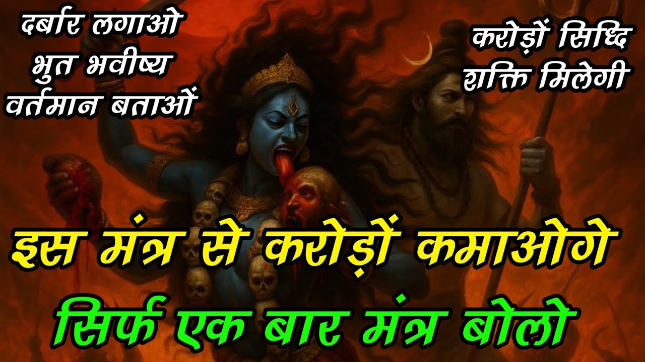 इस मंत्र से करोड़ों कमाओगे 😇 सिर्फ एक बार मंत्र बोलो / स्वयं सिद्ध शाबर मंत्र / स्वयं सिद्ध मंत्र