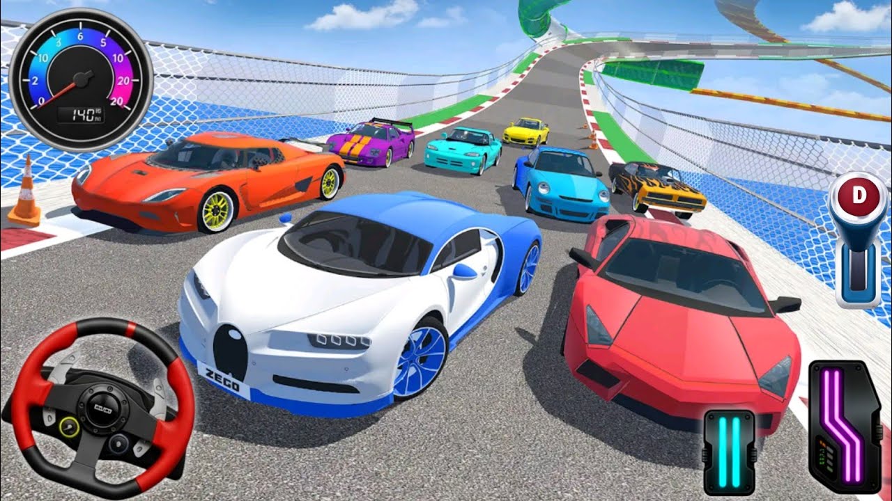 GT Car Stunt 3D: Car Driving - Mega Ramp Extreme Stunts Android Gameplay